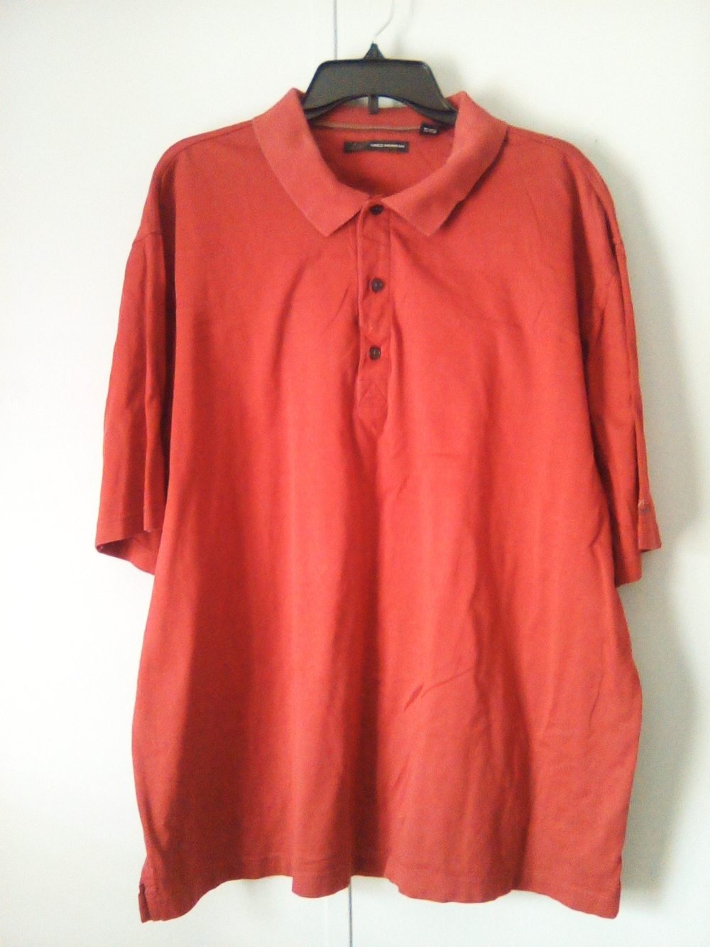 Greg Norman Collection Men's Rust Red Polo Shirt